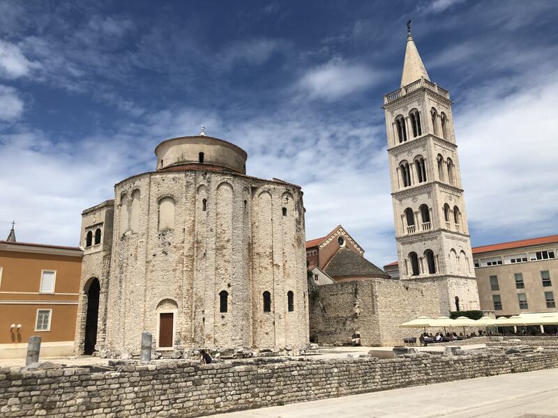 Church of St Donatus and its bell tower in Zadar